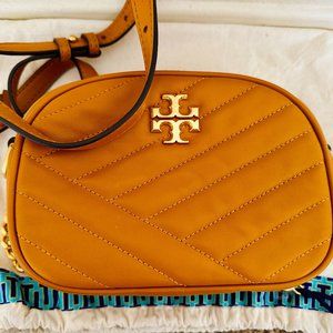 Tory Burch Kira Chevron Leather Camera Bag - Small